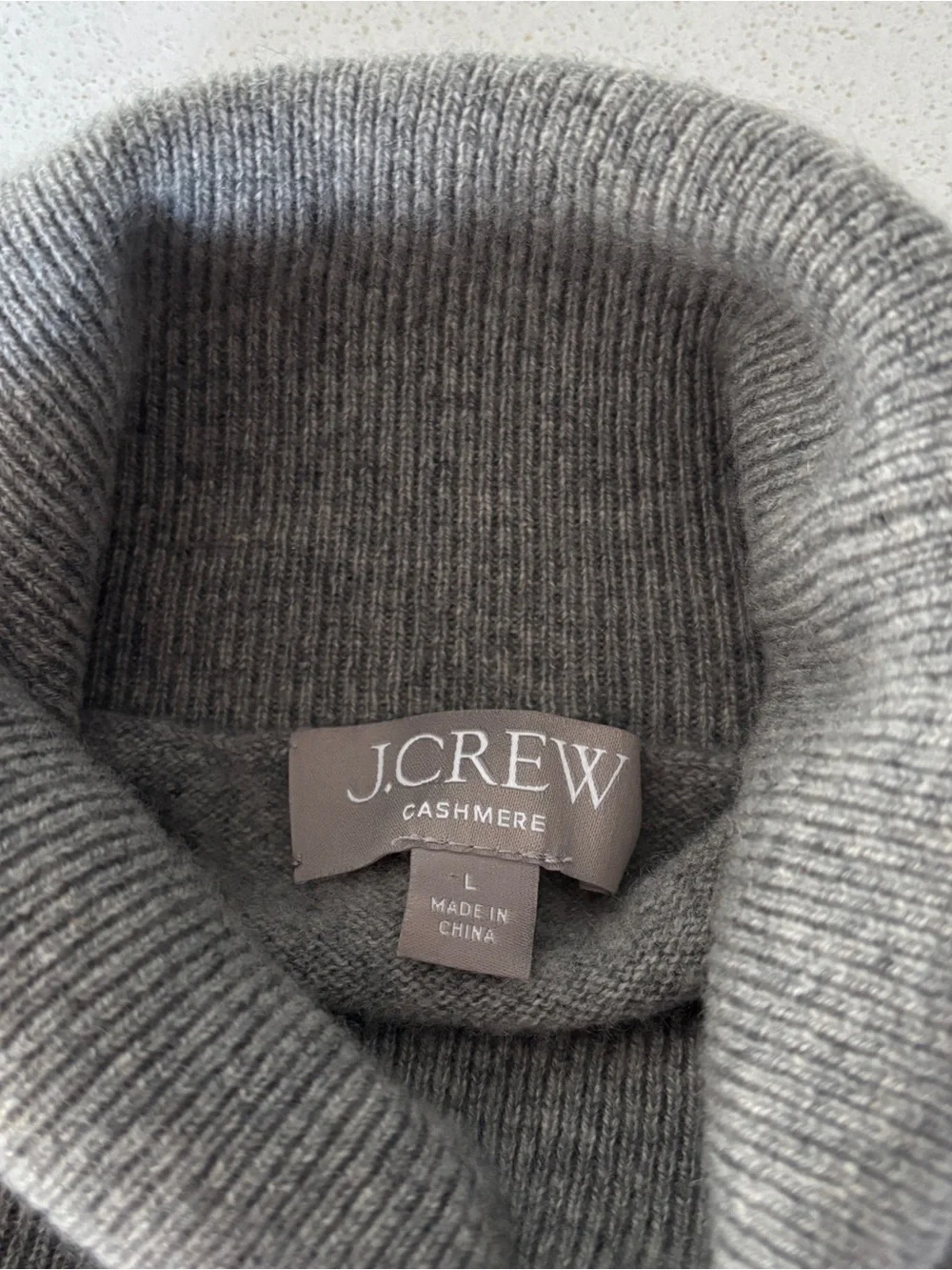 J. Crew 100% Cashmere Turtleneck Sweater